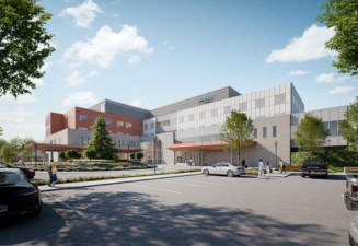Rendering of completed West Lincoln Memorial Hospital rebuild