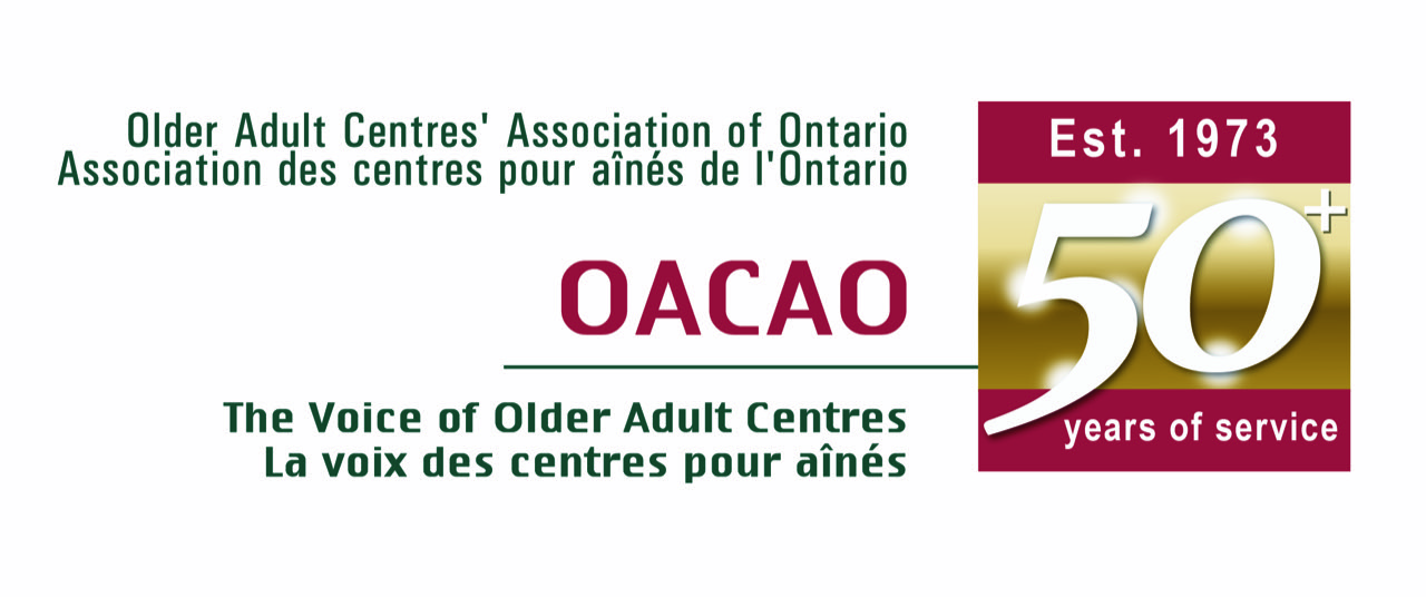 Older Adult Centres' Association of Ontario wordmark
